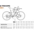 KTM MACINA TOUR P 510 metallic black (white+orange) Férfi Elektromos Trekking Kerékpár 2021