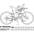 KTM MACINA CROSS LFC OAK MATT (BLACK+GREY) TRAPÉZ 2023 NŐI ELEKTROMOS CROSS KERÉKPÁR
