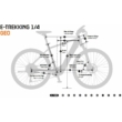 KTM MACINA CROSS 720 TRAPÉZ metallic white (black+orange) Női Elektromos Cross Trekking Kerékpár 2022