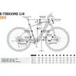 KTM MACINA STYLE 720 TRAPÉZ moss grey (black+orange) Női Elektromos Trekking Kerékpár 2022