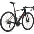 GIANT DEFY ADVANCED 1 BLACK/HELIOS ORANGE 2024 FÉRFI ORSZÁGÚTI KERÉKPÁR