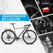 BERGAMONT GRANDURANCE RD 3 CHROME SILVER/SHINY 2022 FÉRFI GRAVEL KERÉKPÁR