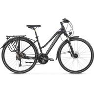 KROSS TRANS 11.0 D GRAPHITE / PURPLE 2020 NŐI TREKKING KERÉKPÁR