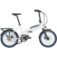 BERGAMONT PAUL-E EQ EXPERT WHITE / CYAN (SHINY) 2022 UNISEX ELEKTROMOS FOLDING KERÉKPÁR