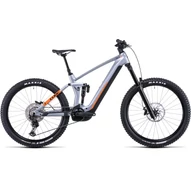 CUBE STEREO HYBRID 160 HPC SL 750 27.5 POLARSILVER´N´ORANGE FÉRFI ELEKTROMOS ÖSSZTELESZKÓPOS ENDURO MTB KERÉKPÁR 2022