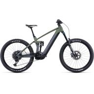 CUBE STEREO HYBRID 160 HPC TM 750 27.5 FLASHGREY´N´OLIVE Férfi Elektromos Összteleszkópos Enduro MTB Kerékpár 2022