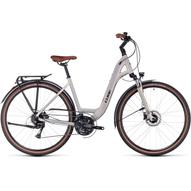 CUBE TOURING PRO PEARLYSILVER N BLACK EASY ENTRY 2023 UNISEX TREKKING KERÉKPÁR