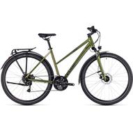 CUBE NATURE ALLROAD SHINYMOSS N BLACK TRAPÉZ 2023 NŐI CROSS KERÉKPÁR