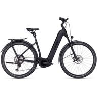 Cube Kathmandu Hybrid SLT 750 EASY ENTRY black´n´metal Unisex Elektromos Trekking Kerékpár 2023