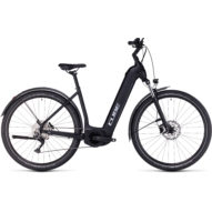 Cube Nuride Hybrid Pro 750 Allroad EASY ENTRY black´n´metal Unisex Elektromos Cross Trekking Kerékpár 2023