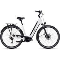 Cube Supreme Sport Hybrid ONE 500 EASY ENTRY white´n´black Unisex Elektromos Trekking Kerékpár 2023
