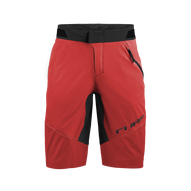 CUBE EDGE Baggy Shorts RED Férfi MTB Kerékpáros Rövidnadrág 2021