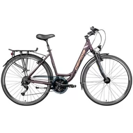 GEPIDA ALBOIN 300 28" W 24S LILA NŐI TREKKING KERÉKPÁR