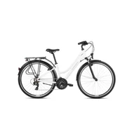 KROSS TRANS 1.0 D WHITE / GREY 2022 NŐI TREKKING KERÉKPÁR