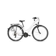 KROSS TRANS 1.0 D WHITE / GREY 2022 NŐI TREKKING KERÉKPÁR