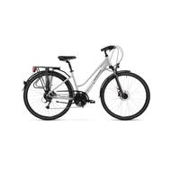 KROSS TRANS 5.0 PEARL / BLACK 2022 NŐI TREKKING KERÉKPÁR