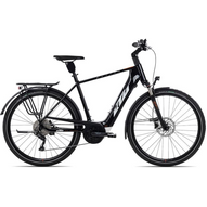 KTM MACINA TOUR P510 metallic black (white+orange) Férfi Elektromos Trekking Kerékpár 2021