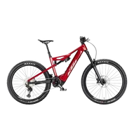 KTM MACINA PROWLER ELITE  L/48 Összteleszkópos elektromos  MTB kerékpár CHROME RED+MATT BLACK színben