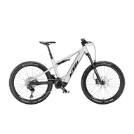KTM MACINA LYCAN 772 Di2  S/38 Összteleszkópos elektromos  MTB kerékpár STARLIGHT SILVER+MATT BLACK színben
