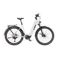 KTM MACINA AERA 871 LFC Di2  US 46 Unisex elektromos MTB kerékpár MARBLE WHITE színben