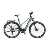 KTM MACINA GRAN 820  D 51 Női elektromos trekking- túra kerékpár GREEN PURPLE FLIP MATT színben
