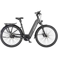 KTM MACINA CITY 610 XL EASY ENTRY machine grey matt (silver+orange) 2023 Unisex Elektromos City Trekking Kerékpár