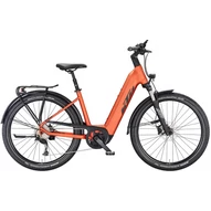 KTM MACINA GRAN 610 EASY ENTRY BURNT ORANGE MATT 2023 UNISEX ELEKTROMOS TREKKING KERÉKPÁR