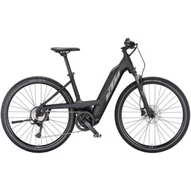 KTM MACINA CROSS 510 BLACK MATT (GREY+ORANGE) EASY ENTRY 2023 UNISEX ELEKTROMOS CROSS KERÉKPÁR