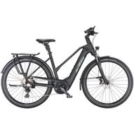 KTM Macina Style 730 TRAPÉZ black matt (grey+orange) Női Elektromos Trekking Kerékpár 2023