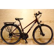 KTM LIFE RIDE TRAPÉZ NIGHT RED (DARK SILVER) 2022 NŐI TREKKING KERÉKPÁR