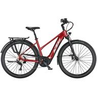KTM MACINA TOUR CX 510 TRAPÉZ chrome red (silver+orange) Női Elektromos Trekking Kerékpár 2022