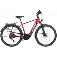 KTM MACINA TOUR P510 CHROME RED (SILVER+BLACK) FÉRFI ELEKTROMOS TREKKING KERÉKPÁR 2022 XL60 méretben