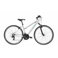 KROSS EVADO 1.0 D WHITE / TURQUOISE 2022 NŐI CROSS KERÉKPÁR