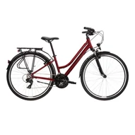 KROSS TRANS 1.0 D RUBY / BLACK 2022 NŐI TREKKING KERÉKPÁR