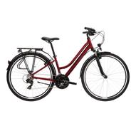 KROSS TRANS 1.0 D RUBY / BLACK 2022 NŐI TREKKING KERÉKPÁR