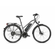 KROSS Trans Hybrid ZZ graphite / silver Női Elektromos Túra Trekking Kerékpár 2022