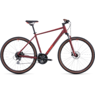 Cube Nature 2022 darkred'n'red férfi cross kerékpár