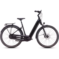 Cube Supreme Hybrid Comfort SLX 625 black´n´metal - 2025 - városi elektromos kerékpár - Easy Entry 54 cm