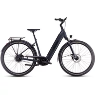 CUBE SUPREME HYBRID DELUXE PRO 625 NIGHT´N´BLACK - 2025 - VÁROSI ELEKTROMOS KERÉKPÁR - EASY ENTRY 50 CM