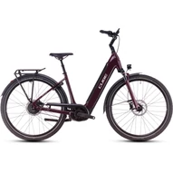 CUBE SUPREME HYBRID DELUXE PRO 625 AMARONE´N´GREY - 2025 - VÁROSI ELEKTROMOS KERÉKPÁR - EASY ENTRY 46 CM