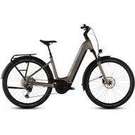 Cube Nuride Hybrid Pro 600 - Elektromos cross trekking kerékpár - flashstone´n´chrome színben - Easy Entry 46 cm - 2026