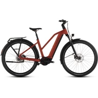 Cube Touring Hybrid Comfort SLX 800 - Elektromos trekking kerékpár - chilli´n´chrome színben - Trapeze 54 cm - 2026