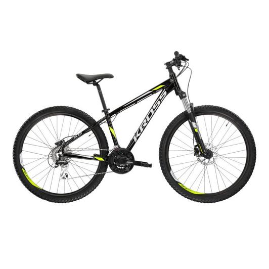 KROSS HEXAGON 5.0 BLACK / GRAPHITE / LIME 29" 2022 FÉRFI MTB KERÉKPÁR