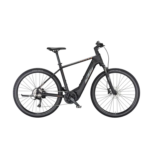 KTM MACINA CROSS 510 BLACK MATT (GREY+ORANGE) 2023 FÉRFI ELEKTROMOS CROSS KERÉKPÁR