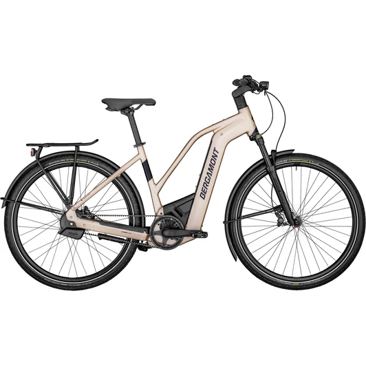 BERGAMONT E-HORIZON PREMIUM PRO BELT LADY ROSE GOLD (MATT) NŐI ELEKTROMOS TREKKING KERÉKPÁR