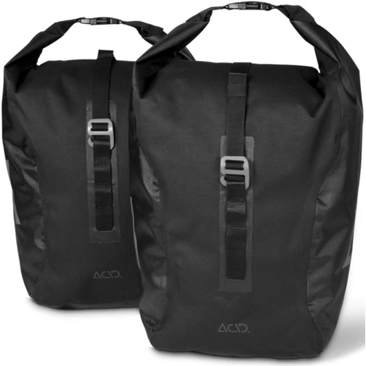 CUBE ACID PANNIR TRAVLR PRO 20/2 BLACK KERÉKPÁR CSOMAGTARTÓ OLDALTÁSKA