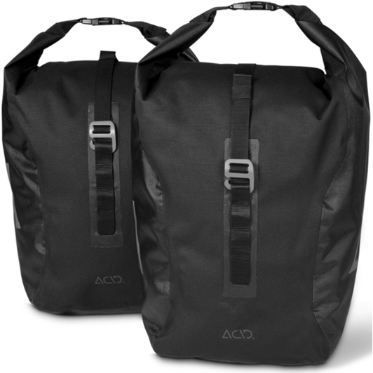 CUBE ACID Panniers TRAVLR 20/2 black Kerékpár Csomagtartó Oldaltáska