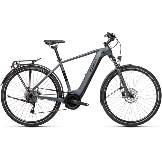 CUBE TOURING HYBRID ONE 500 GREY´N´BLACK FÉRFI ELEKTROMOS TREKKING KERÉKPÁR 2021