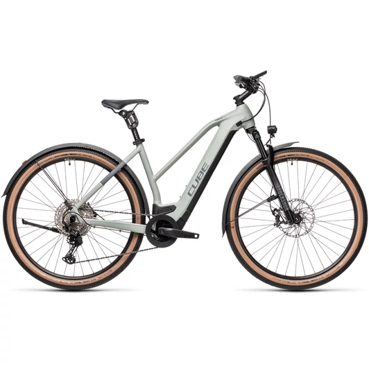 CUBE CROSS HYBRID SL 625 ALLROAD TRAPÉZ LUNAR´N´GREY NŐI ELEKTROMOS CROSS TREKKING KERÉKPÁR 2021