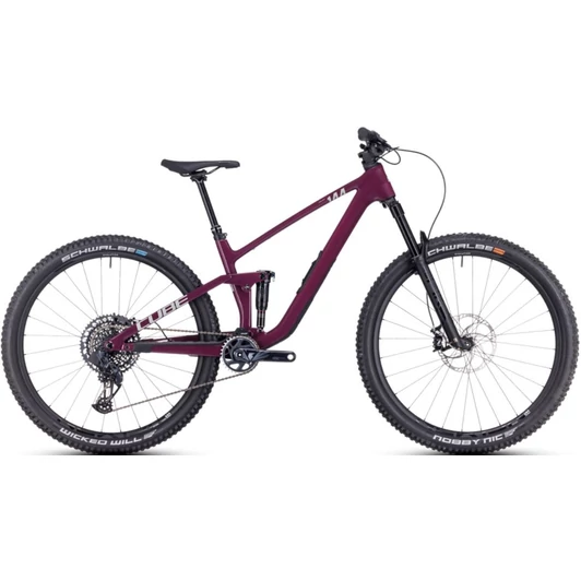 CUBE STEREO ONE44 C:68X SLX wine´n´grey 2024 Férfi Összteleszkópos MTB Kerékpár